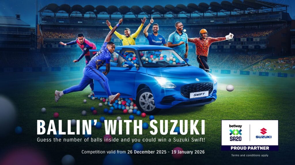 Ballin’ with Suzuki this Summer at Betway SA20 