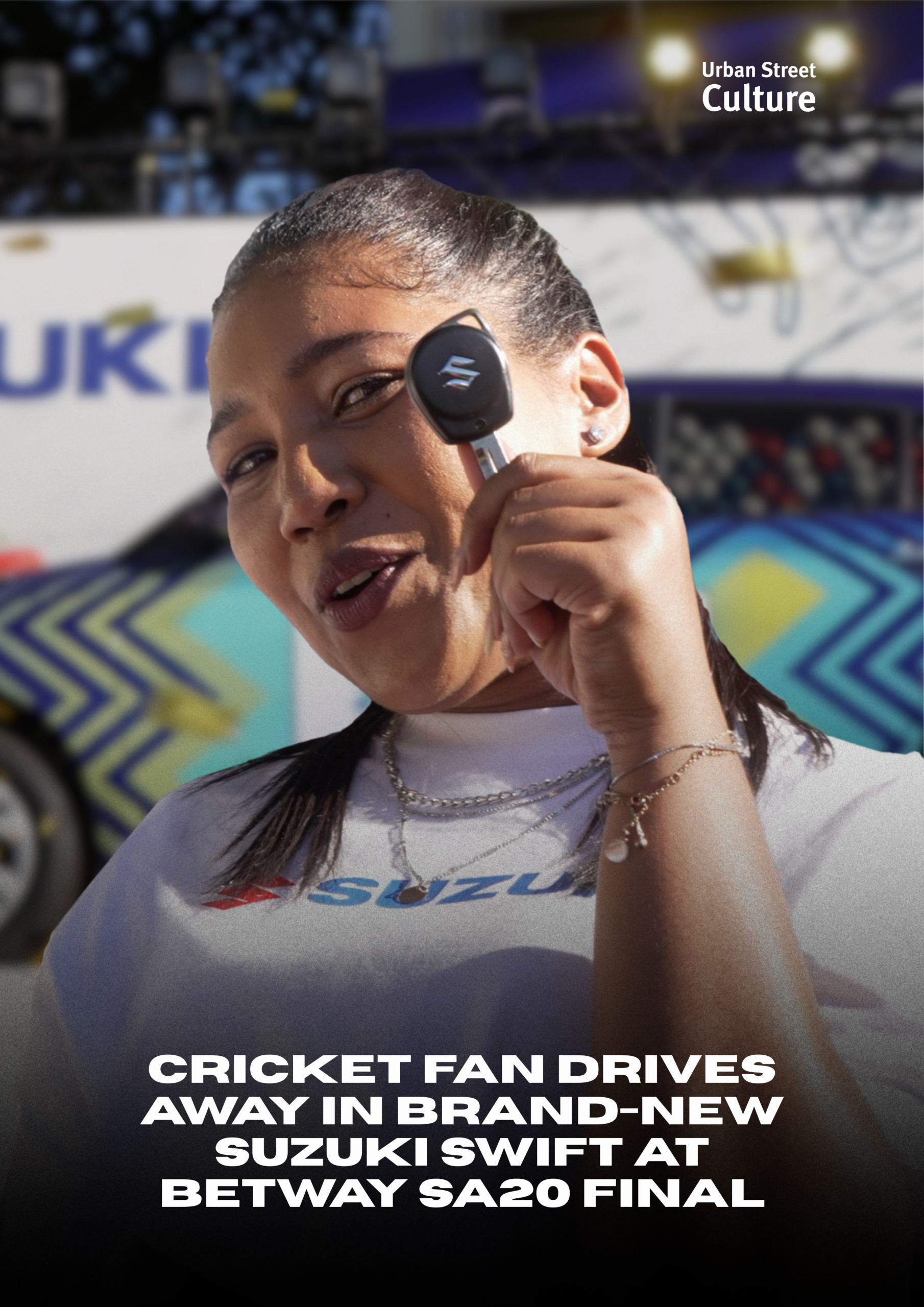 Cricket Fan Drives Away in Brand-New Suzuki Swift at Betway SA20 Final