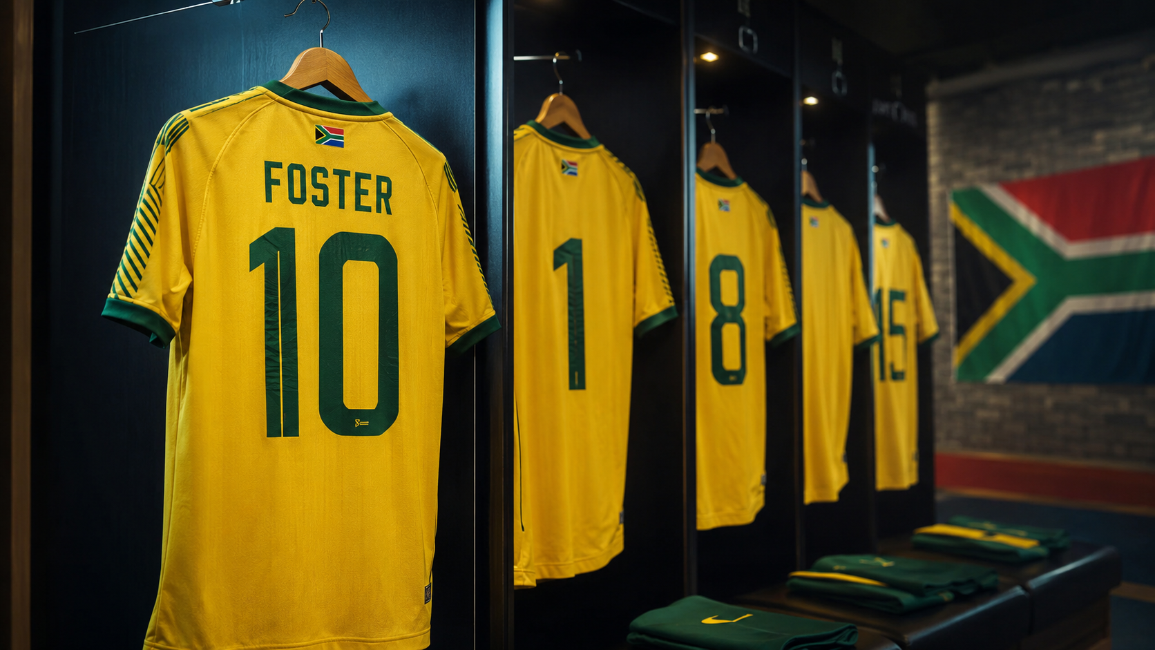 Bafana Bafana World Cup 2026 Jersey Numbers: Full Squad
