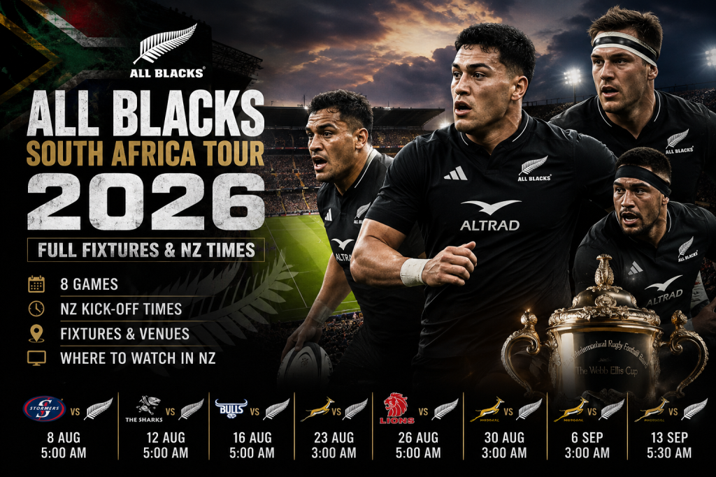 All Blacks games NZ time